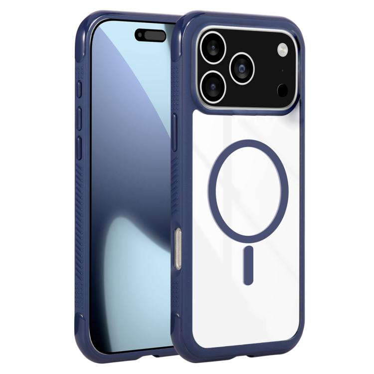 Solid Color Edge Transparency MagSafe Magnetic Phone Case, For iPhone 17 Pro Max, For iPhone 17 Pro, For iPhone 17