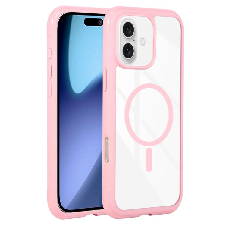 Solid Color Edge Transparency MagSafe Magnetic Phone Case, For iPhone 17 Pro Max, For iPhone 17 Pro, For iPhone 17