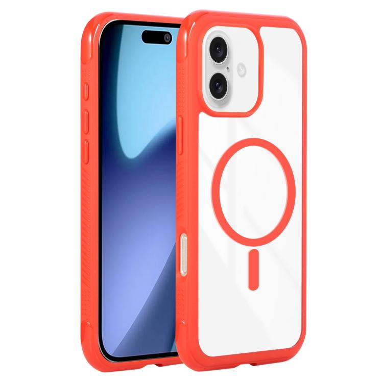 Solid Color Edge Transparency MagSafe Magnetic Phone Case, For iPhone 17 Pro Max, For iPhone 17 Pro, For iPhone 17