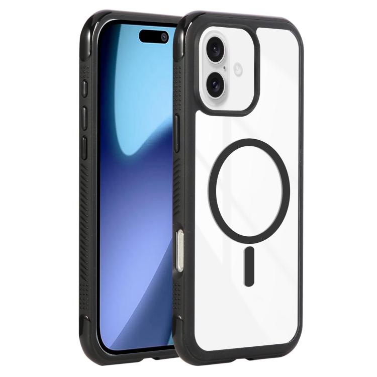Solid Color Edge Transparency MagSafe Magnetic Phone Case, For iPhone 17 Pro Max, For iPhone 17 Pro, For iPhone 17