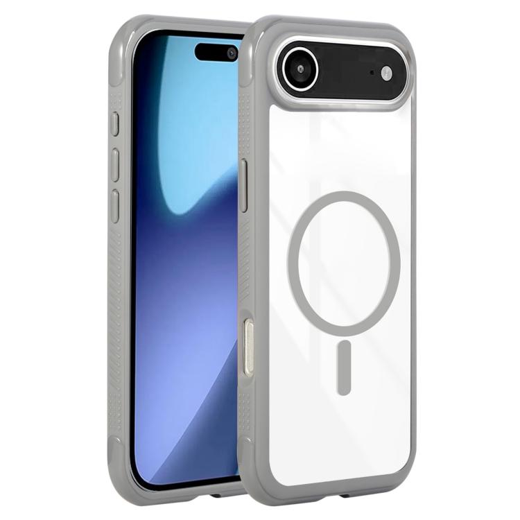 Solid Color Edge Transparency MagSafe Magnetic Phone Case, For iPhone Air, For iPhone 16 Pro Max, For iPhone 16 Pro