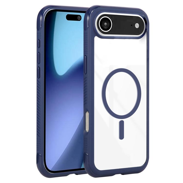 Solid Color Edge Transparency MagSafe Magnetic Phone Case, For iPhone Air, For iPhone 16 Pro Max, For iPhone 16 Pro