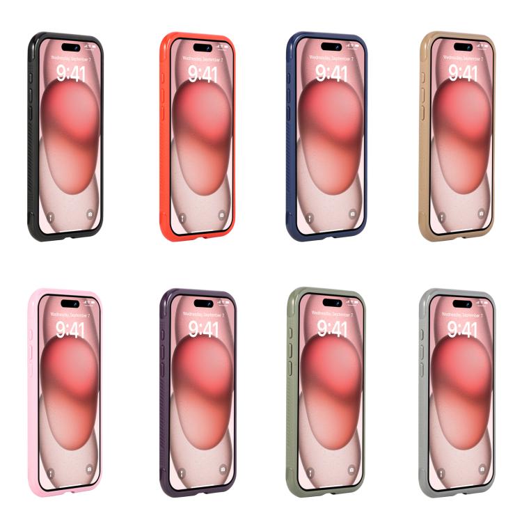 Solid Color Edge Transparency MagSafe Magnetic Phone Case, For iPhone 16 Plus, For iPhone 16, For iPhone 15 Pro Max