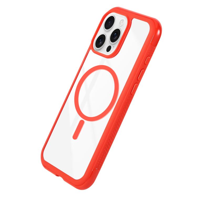 Solid Color Edge Transparency MagSafe Magnetic Phone Case, For iPhone 17 Pro Max, For iPhone 17 Pro, For iPhone 17