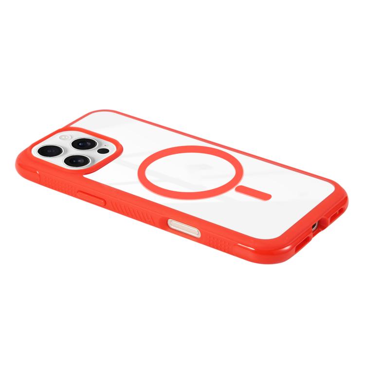 Solid Color Edge Transparency MagSafe Magnetic Phone Case, For iPhone 14 Pro / 13 Pro, For iPhone 14 Pro Max, For iPhone 13 Pro Max / 12 Pro Max