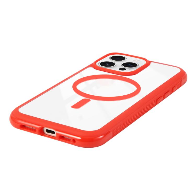 Solid Color Edge Transparency MagSafe Magnetic Phone Case, For iPhone 17 Pro Max, For iPhone 17 Pro, For iPhone 17