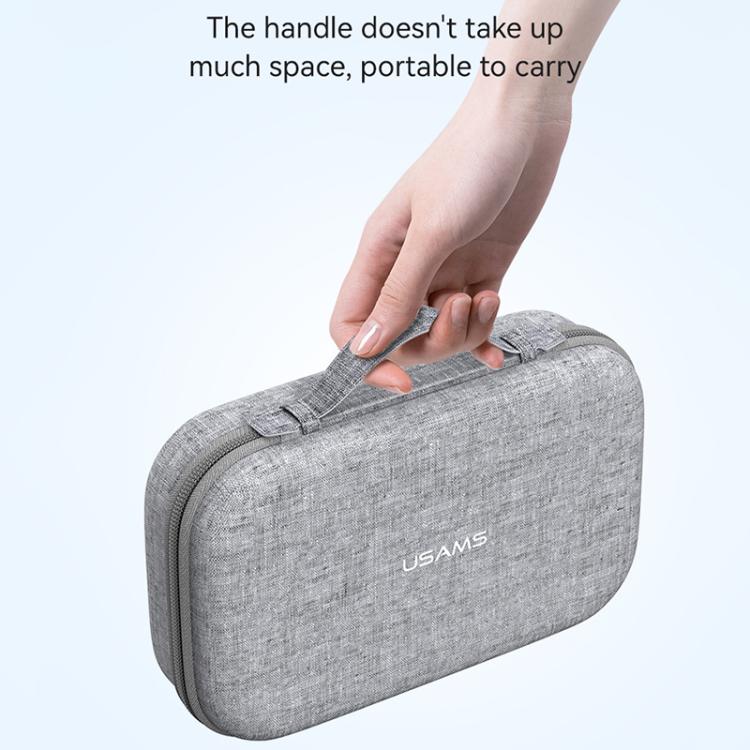 USAMS Jane05 10.6 inch Large Capacity Storage Bag(Grey)