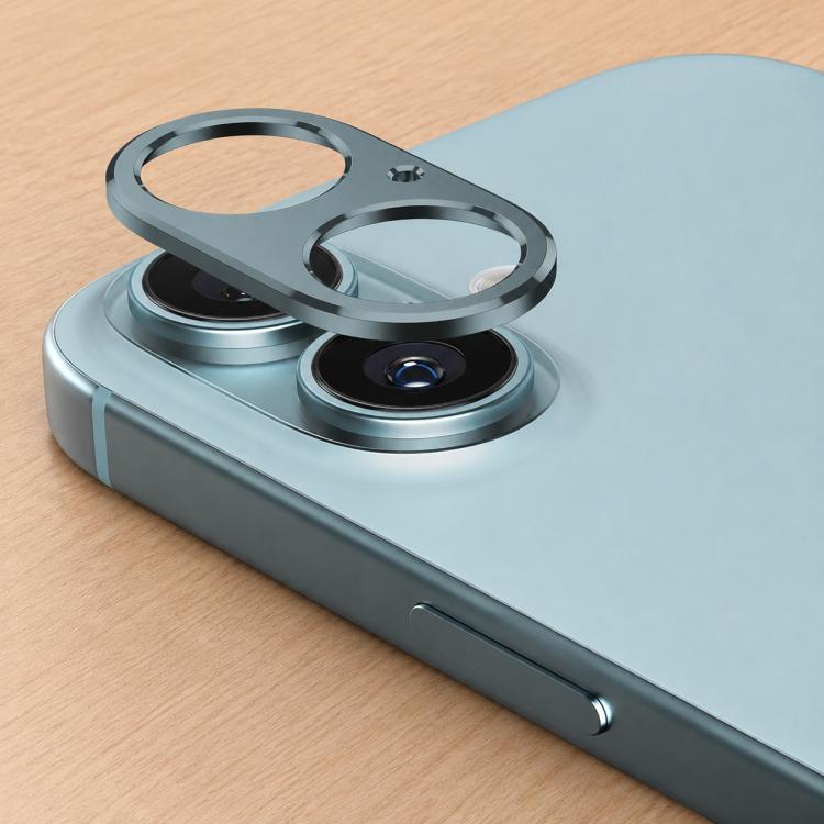 XDcase Titanium Alloy Hollow Camera Lens Protector, For iPhone 16 / 16 Plus