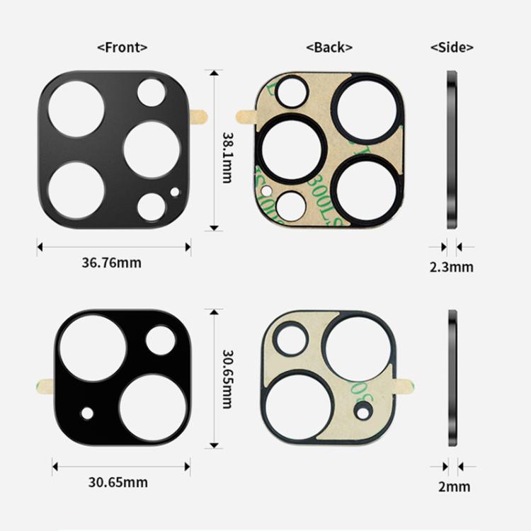 XDcase Titanium Alloy Hollow Camera Lens Protector, For iPhone 16 / 16 Plus