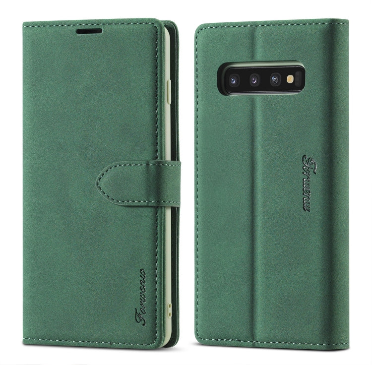 Forwenw F1 Series Matte Strong Magnetism Horizontal Flip Leather Case with Holder & Card Slots & Wallet & Photo Frame, For Samsung Galaxy S8, For Samsung Galaxy S8+, For Samsung Galaxy S9, For Samsung Galaxy S9+, For Samsung Galaxy S10                 ...