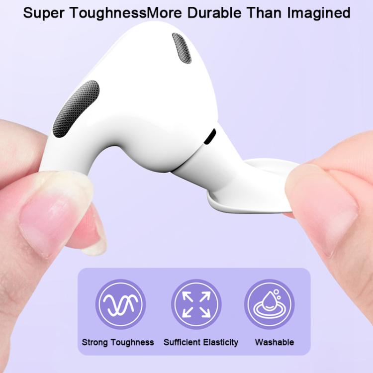 XDcase 4 Pairs Silicone Earplugs with Pressure Relief Holes L / M / S / XS Size, L / M / S / XS