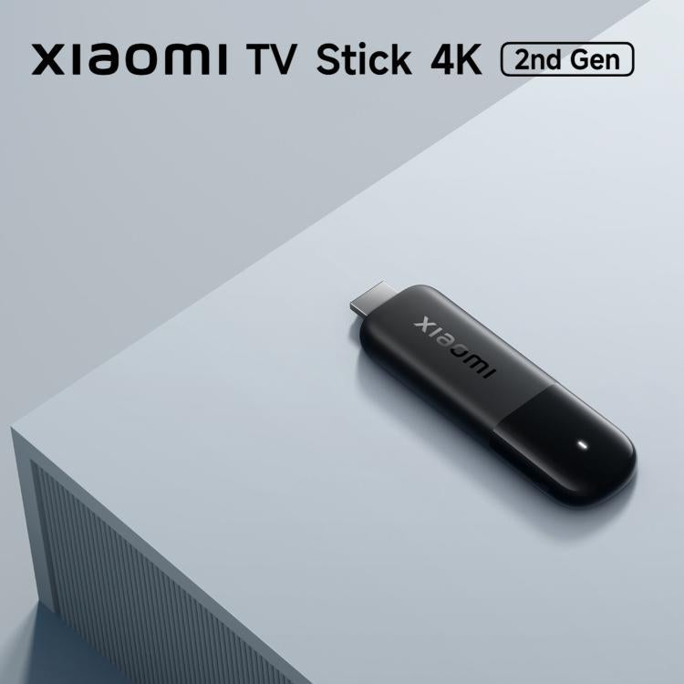 Original Xiaomi TV Stick 2nd Gen Quad Core Cortex-A55 4K Ultra HD Dual-Band WiFi6 Google TV Stick, Global Version with Google Play