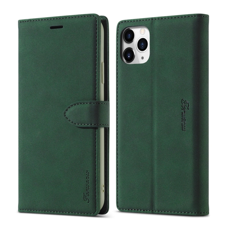 Forwenw F1 Series Matte Strong Magnetism Horizontal Flip Leather Case with Holder & Card Slots & Wallet & Photo Frame, For iPhone 11 Pro, For iPhone 11 Pro Max, For iPhone 12, For iPhone 12 Mini, For iPhone 12 Pro, For iPhone 12 Pro Max
