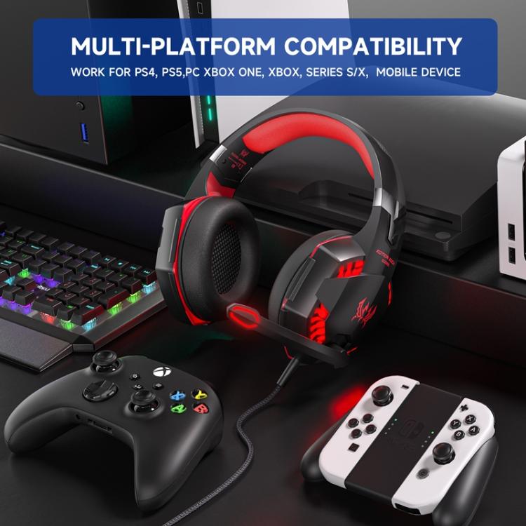 KOTION EACH G2000 Wired Game Headphones with LED Light