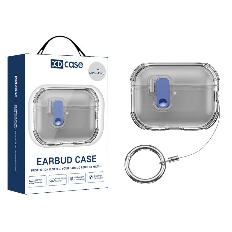 XDcase Transparent Silicone Automatic Pop-Up Earbud Case, For AirPods 5 / 4, For AirPods Pro 3, For AirPods Pro 2 / 1