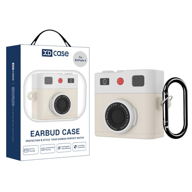 XDcase Retro Camera Style Silicone Earbuds Case, For AirPods 5 / 4, For AirPods Pro 3, For AirPods Pro 2