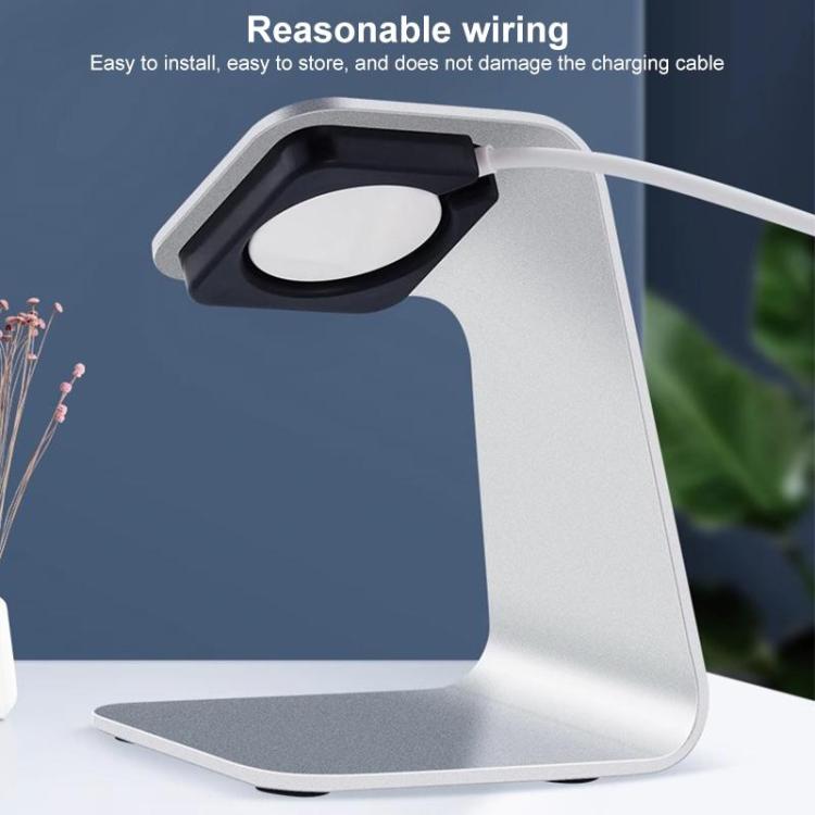 xDfind For Apple Watch Smart Watch Aluminum Alloy Charging Holder and USB Charger Set, Aluminum Alloy+USB