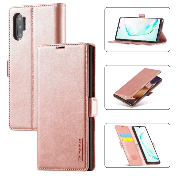 LC.IMEEK Strong Magnetism Ultra-thin Horizontal Flip Shockproof Matte TPU + PU Leather Case with Holder & Card Slots & Wallet, For Samsung Galaxy Note10, For Samsung Galaxy Note10+, For Samsung Galaxy Note20 Ultra, For Samsung Galaxy Note20