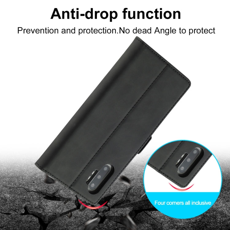 LC.IMEEK Strong Magnetism Ultra-thin Horizontal Flip Shockproof Matte TPU + PU Leather Case with Holder & Card Slots & Wallet, For Samsung Galaxy Note10, For Samsung Galaxy Note10+, For Samsung Galaxy Note20 Ultra, For Samsung Galaxy Note20