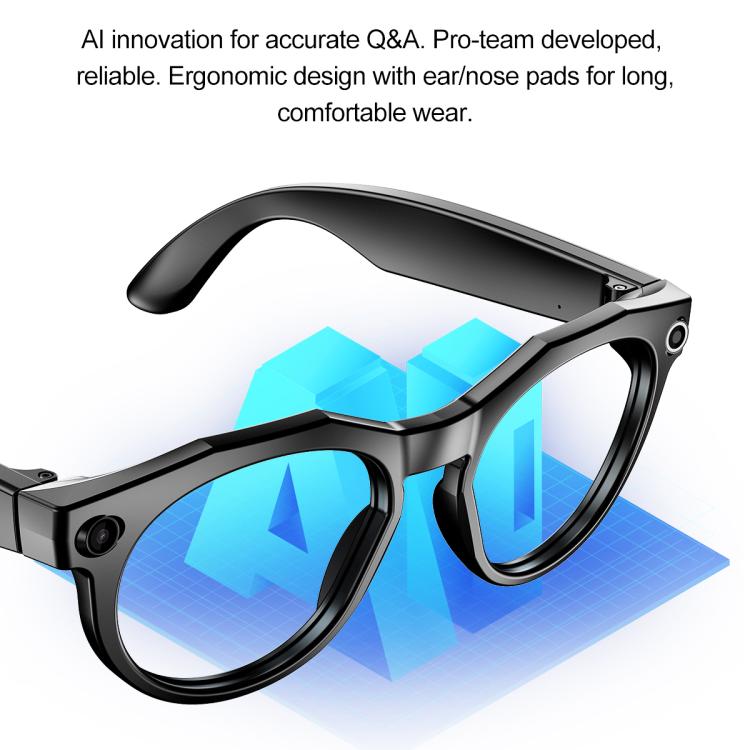 W611Pro Smart AI Glasses with 8MP Camera, Wi-Fi & AI Translation