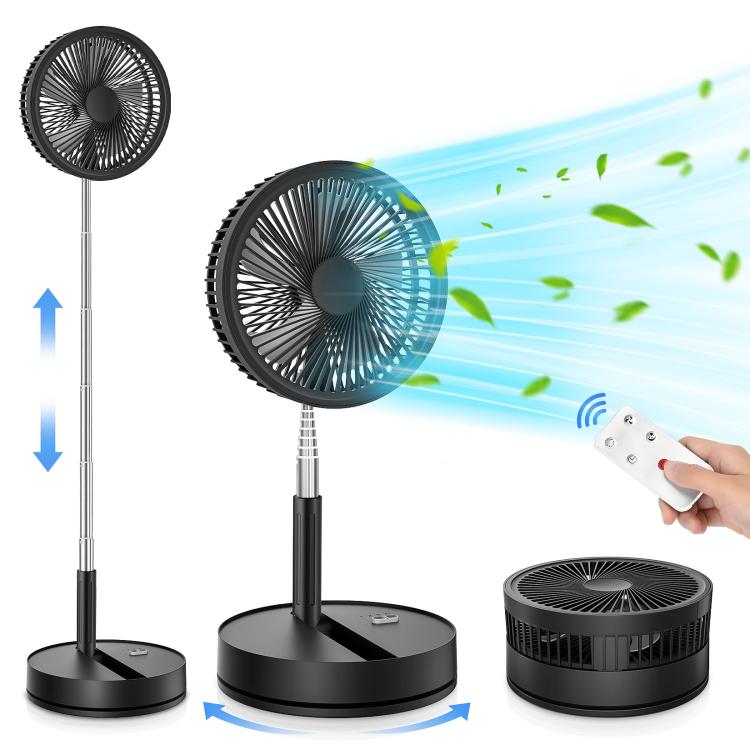 F9 Upgrade Folding Adjustable Height Desktop Electric Fan 8000mAh Battery