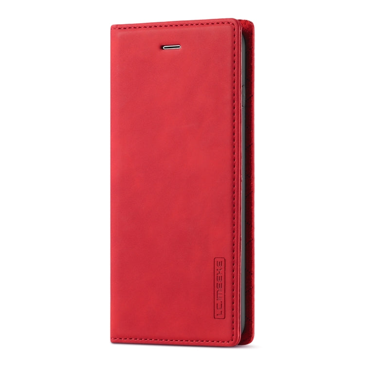 LC.IMEEKE Strong Magnetism Ultra-thin Horizontal Flip Shockproof Matte TPU + PU Leather Case with Holder & Card Slots & Wallet, For iPhone XR, For iPhone XS Max, For iPhone 6 / 6s, For iPhone 6 Plus / 6s Plus