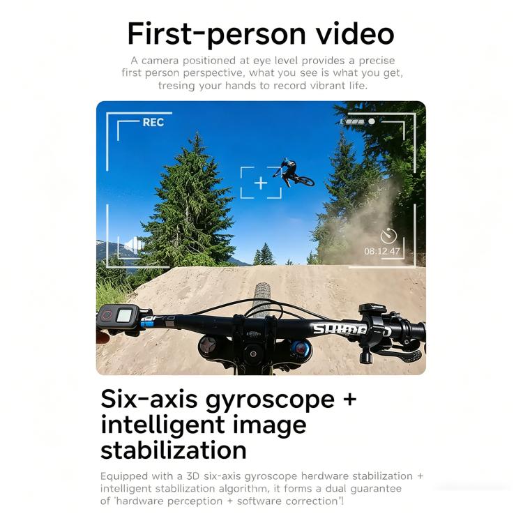 L805 Smart AI Cycling Glasses with 8MP Stabilization Camera