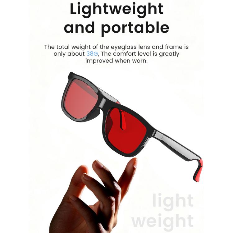 E05C Smart Audio Glasses with Dual-Mic Noise Cancellation & AI