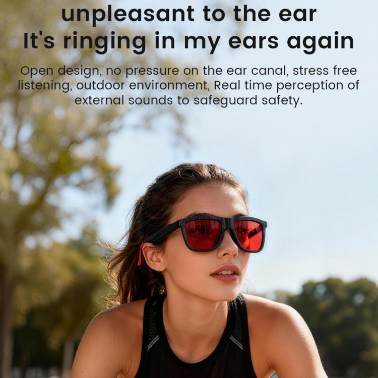E05C Smart Audio Glasses with Dual-Mic Noise Cancellation & AI