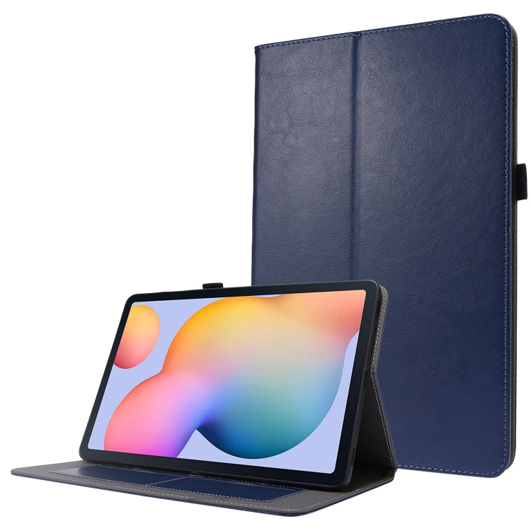 Crazy Horse Texture Horizontal Flip Leather Case with 2-folding Holder & Card Slot, For Samsung Galaxy Tab S8+ / Tab S8 Plus /  Tab S7 FE / Tab S7+ / T970, For Samsung Galaxy Tab A7 (2020), For Samsung Galaxy Tab S8 / Galaxy Tab S7 / SM-870