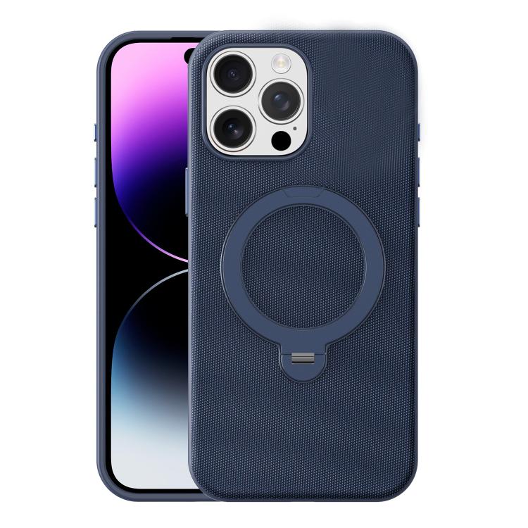 Tech Fabric 360 Rotation Holder Magnetic Phone Case, For iPhone 14 Pro, For iPhone 14 Pro Max, For iPhone 13 Pro Max, For iPhone 13 Pro