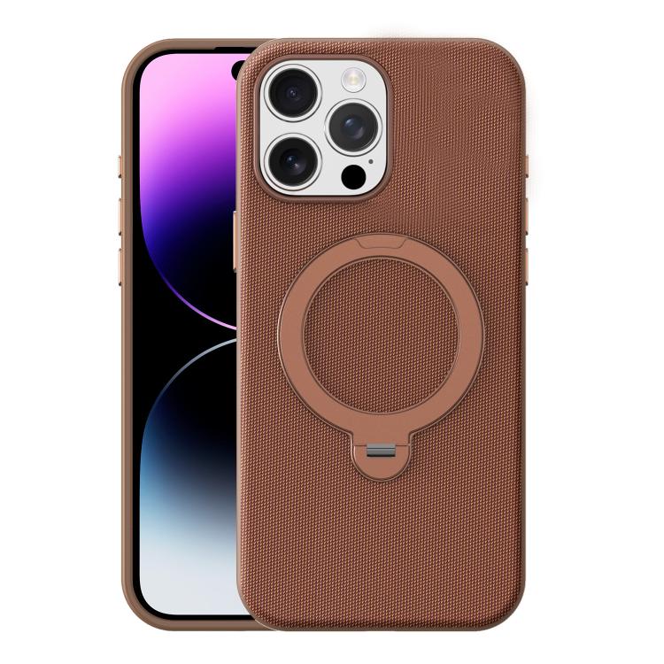 Tech Fabric 360 Rotation Holder Magnetic Phone Case, For iPhone 14 Pro, For iPhone 14 Pro Max, For iPhone 13 Pro Max, For iPhone 13 Pro
