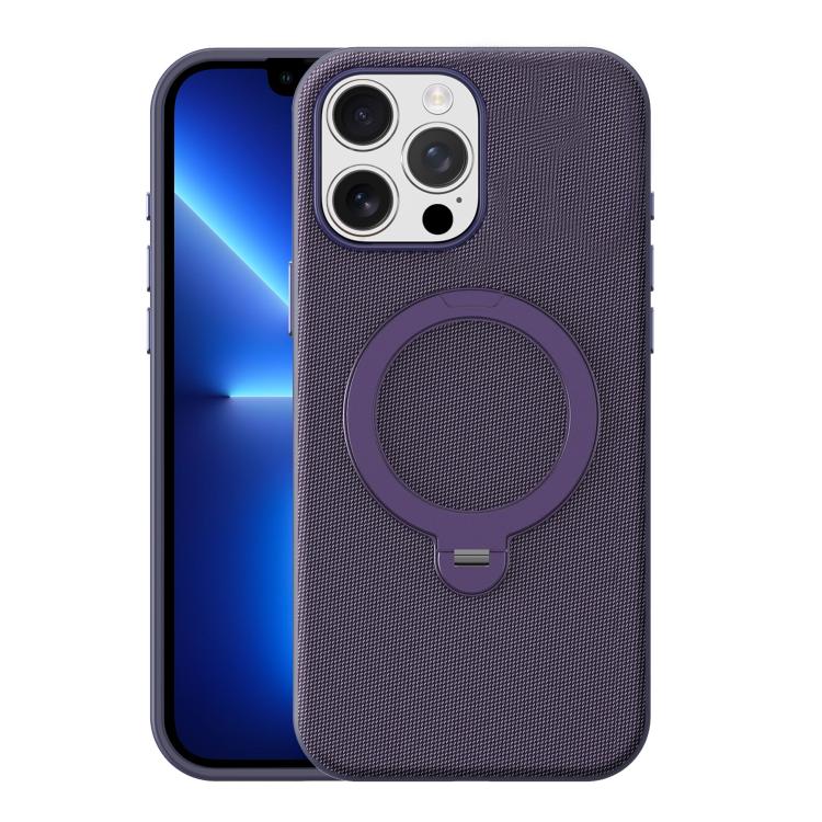 Tech Fabric 360 Rotation Holder Magnetic Phone Case, For iPhone 14 Pro, For iPhone 14 Pro Max, For iPhone 13 Pro Max, For iPhone 13 Pro