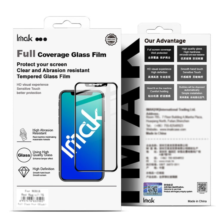 IMAK 9H Surface Hardness Full Screen Tempered Glass Film Pro+ Series, For LG V60 ThinQ 5G, For Google Pixel 5, For Sony Xperia 5 II