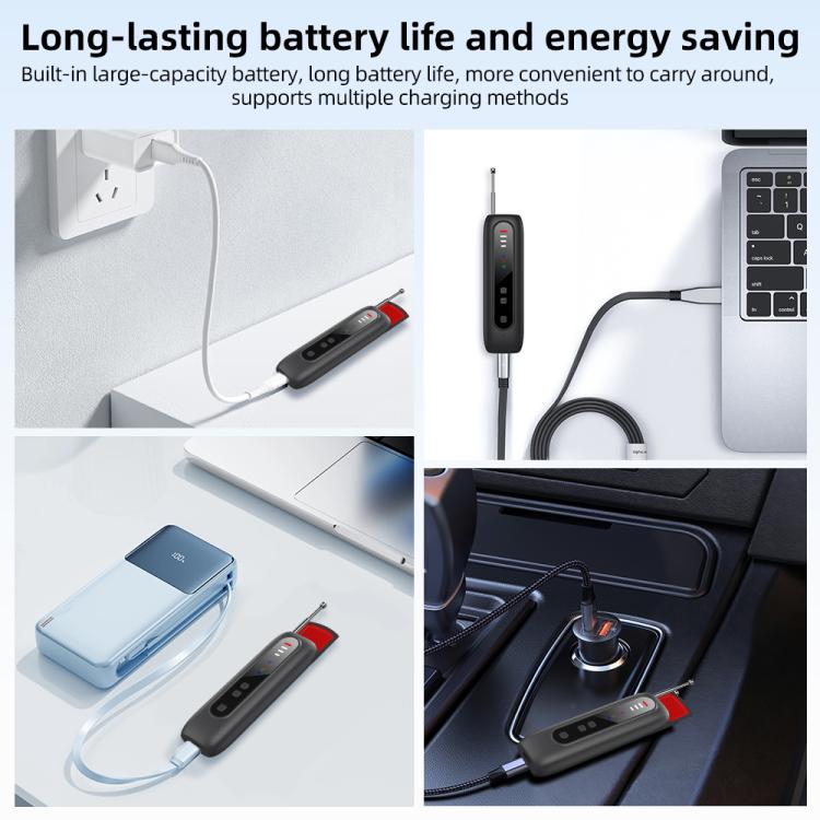 T07 Multifunctional Detector IR Scanner GPS WiFi Signal Anti-Spy Bug Finder for Hotel Travel, T07