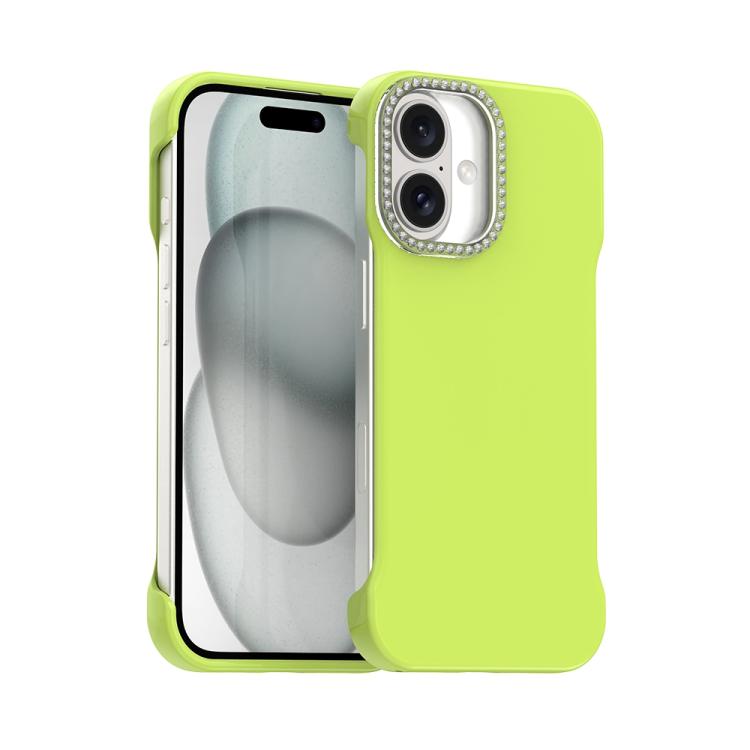 Candy Diamond Half-frame Frosted PC Hybrid TPU Phone Case, For iPhone 17 Pro Max, For iPhone 17 Pro, For iPhone 17
