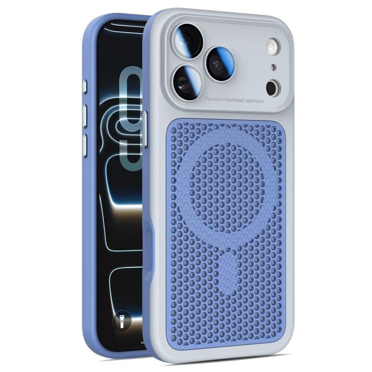 Armor Shield Mesh Cooling Magnetic Phone Case with Lens Film, For iPhone 17 Pro Max, For iPhone 17 Pro, For iPhone 17, For iPhone 16 Pro Max