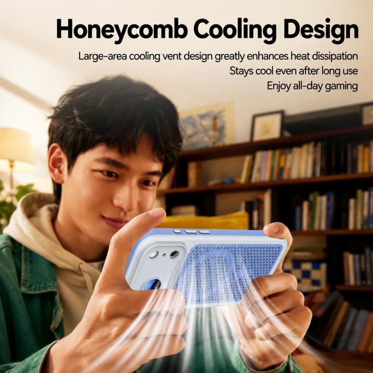 Armor Shield Mesh Cooling Magnetic Phone Case with Lens Film, For iPhone 17 Pro Max, For iPhone 17 Pro, For iPhone 17, For iPhone 16 Pro Max