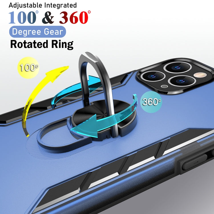 Magnetic Frosted PC + Matte TPU Shockproof Case with Ring Holder, For iPhone 11 Pro, For iPhone 11, For iPhone 11 Pro Max, For iPhone XS / X