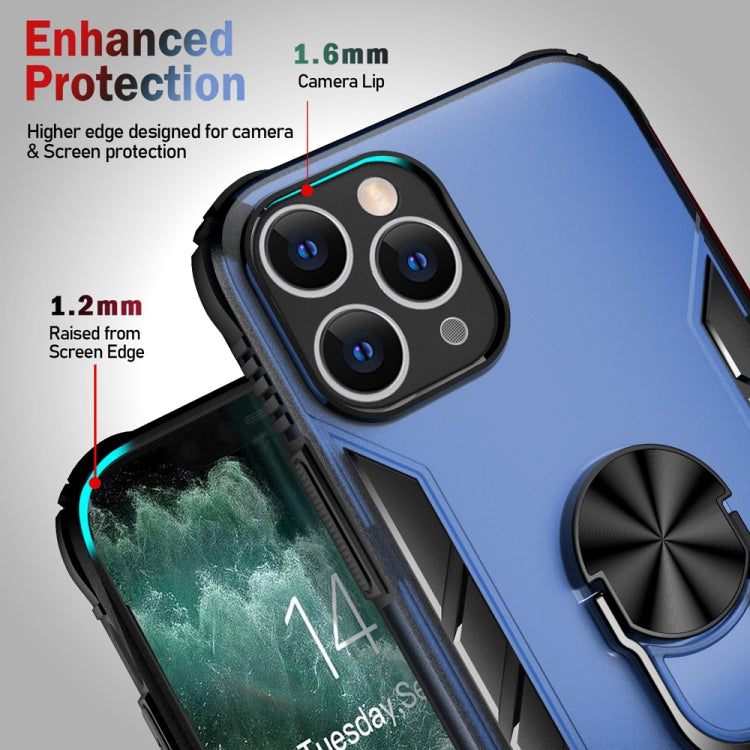 Magnetic Frosted PC + Matte TPU Shockproof Case with Ring Holder, For iPhone 11 Pro, For iPhone 11, For iPhone 11 Pro Max, For iPhone XS / X