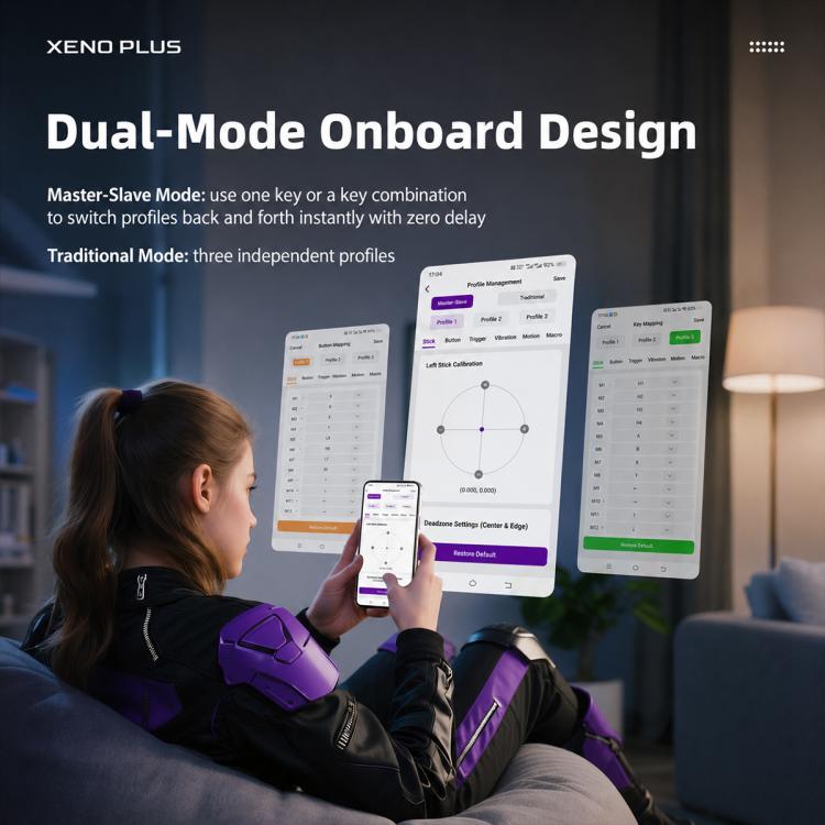 GameSir LeadJoy Xneo Plus Bluetooth & Wired Game Controller Accessories