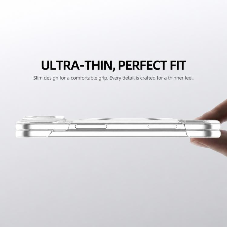 Crystal Clear Magnetic Phone Case with 360 Rotation Holder, For iPhone Duo