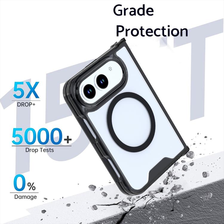 Crystal Acrylic Magnetic Phone Case, For iPhone Duo
