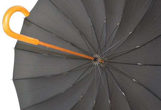 Manual Stick Umbrella (16 Ribs) with rainbow colours
