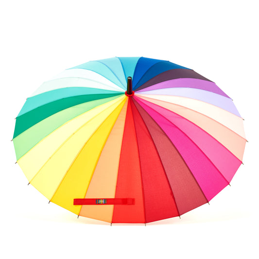 Everyday Rainbow Umbrella with  24 ribs (104cm dia) LGE