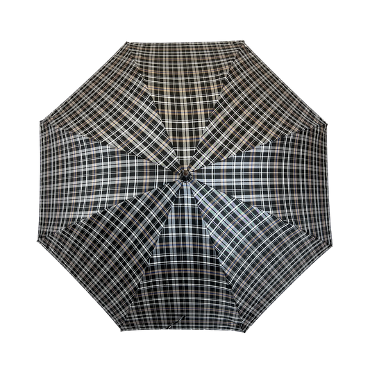 Everyday Tartan Stick Umbrella Black