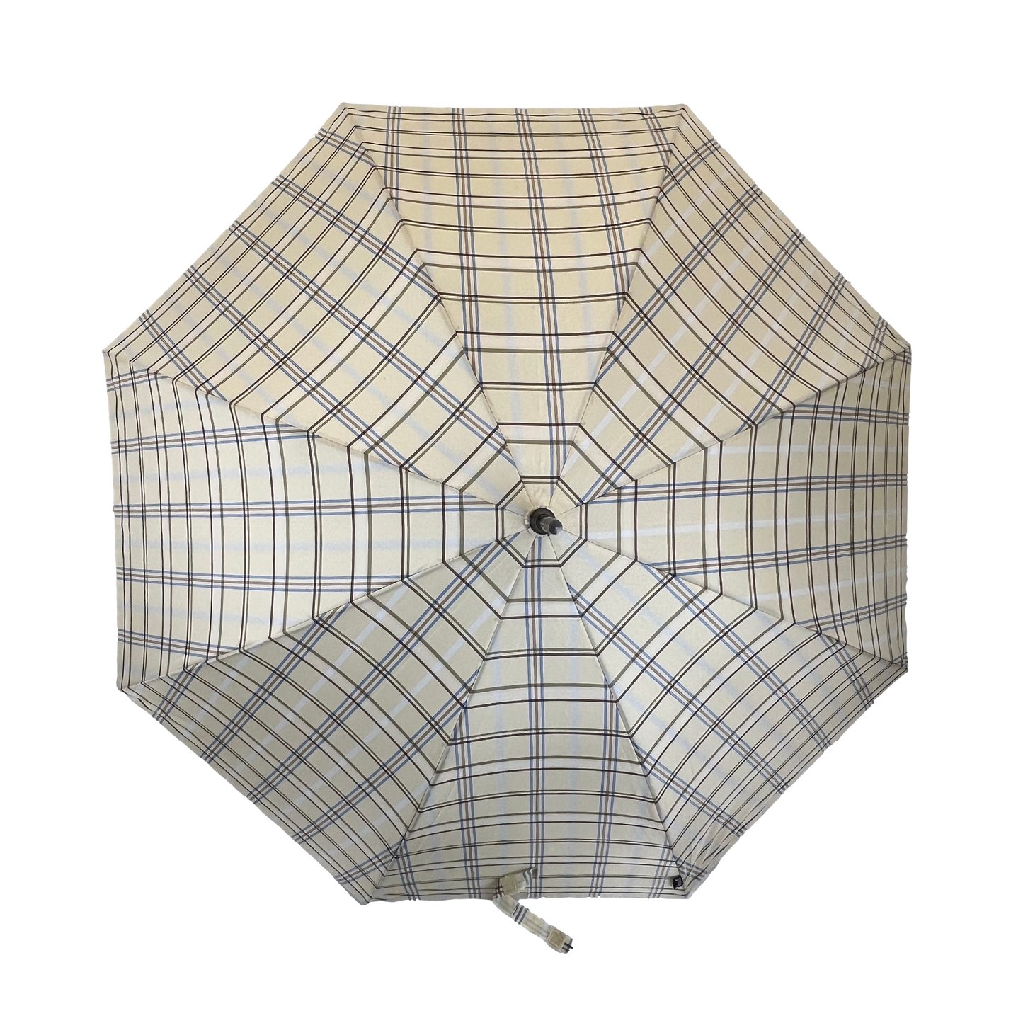 Everyday Tartan Stick Umbrella Cream