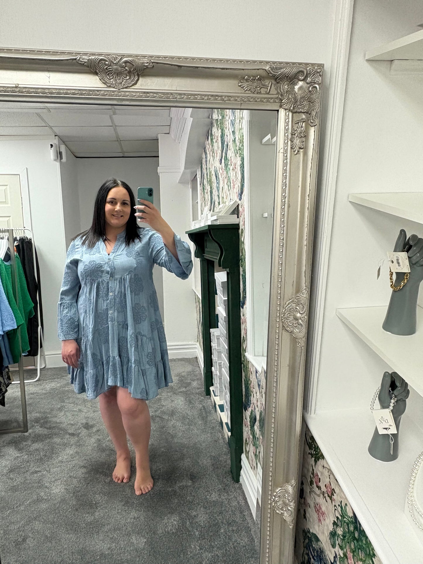 Cotton Floral Dress | One Size 8–18 | 100% Cotton