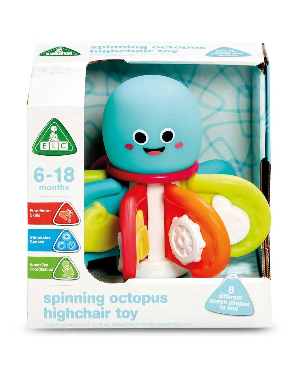 ELC Spinning Octopus Highchair Toy (6-18 Mths)