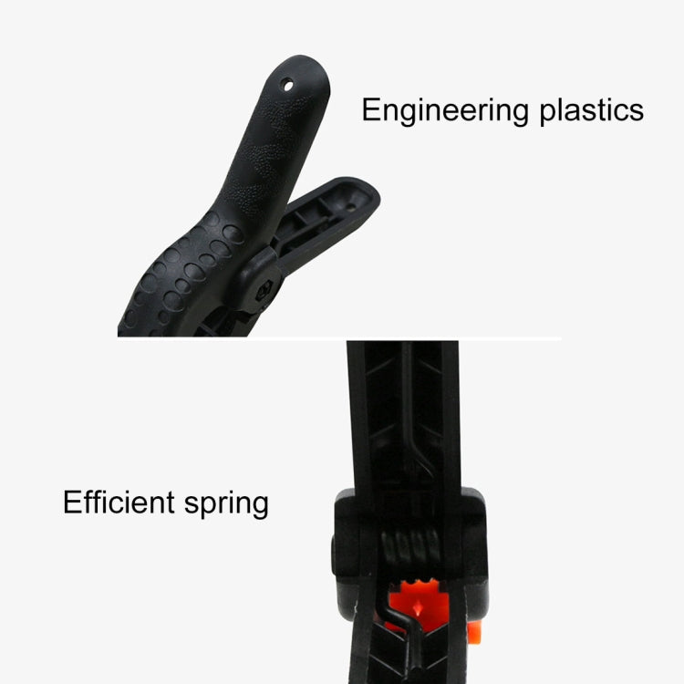 5 PCS Woodworking Photo Studio Photography Backdrop Nylon Clip Support Spring Clamp, Length: 90mm, Length: 90mm